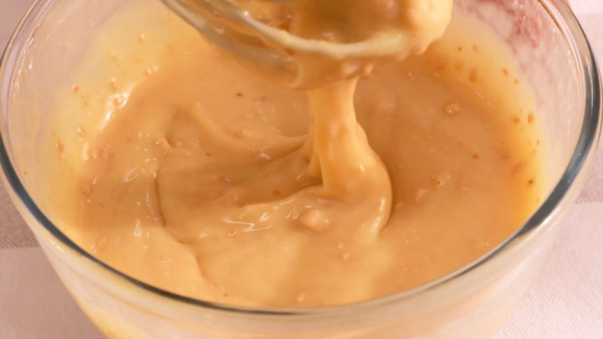 crema de turrón  paso 2