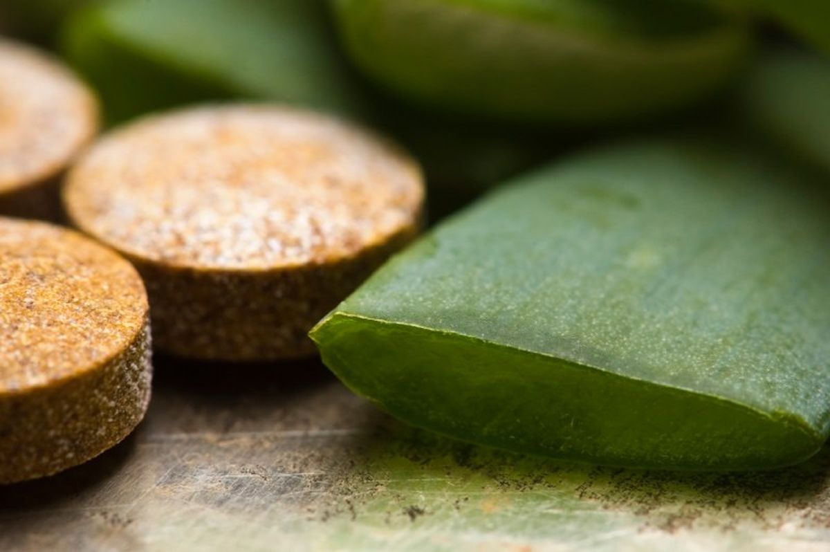 Cápsulas de aloe vera