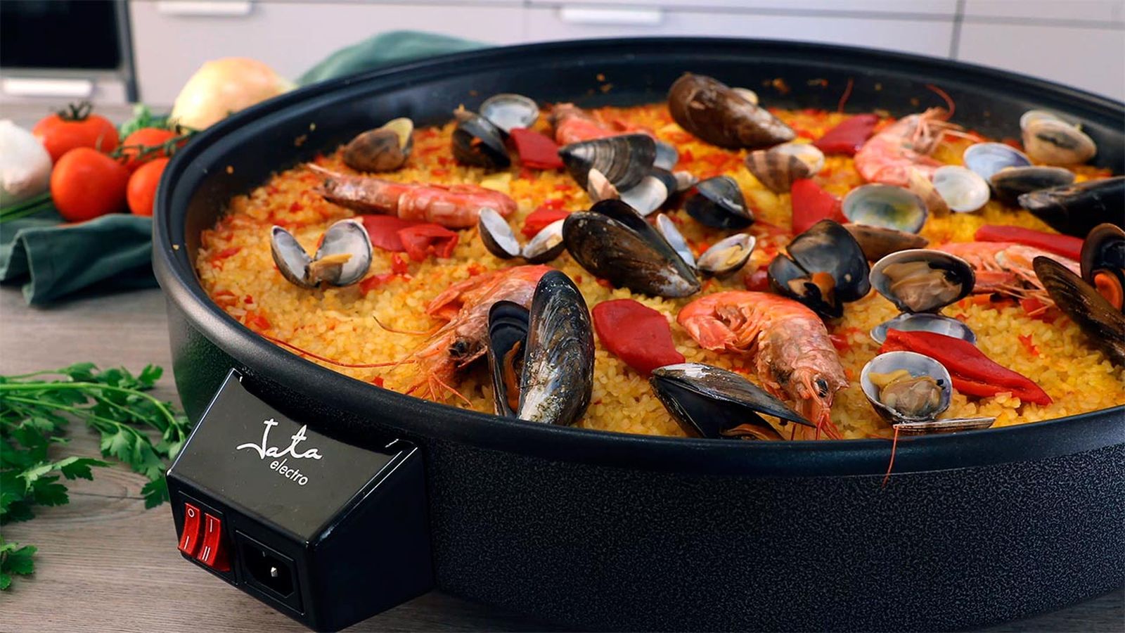 Receta de paella de marisco paso 7 Receta de paella de marisco paso 7