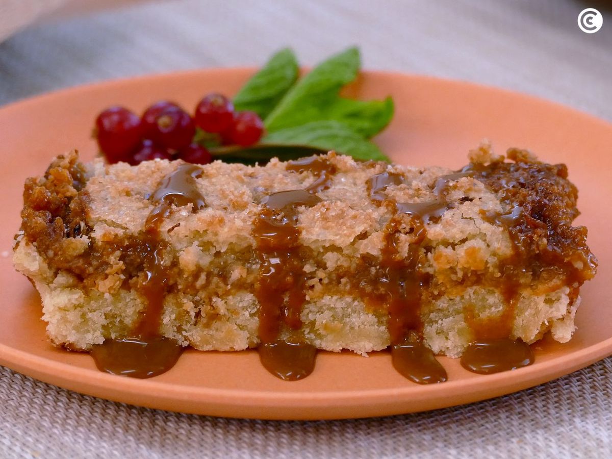 Tarta de dulce de leche y coco