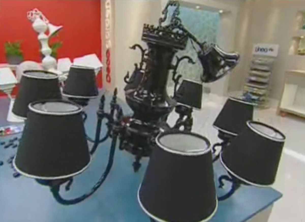 Renovar una lámpara de araña paso 2