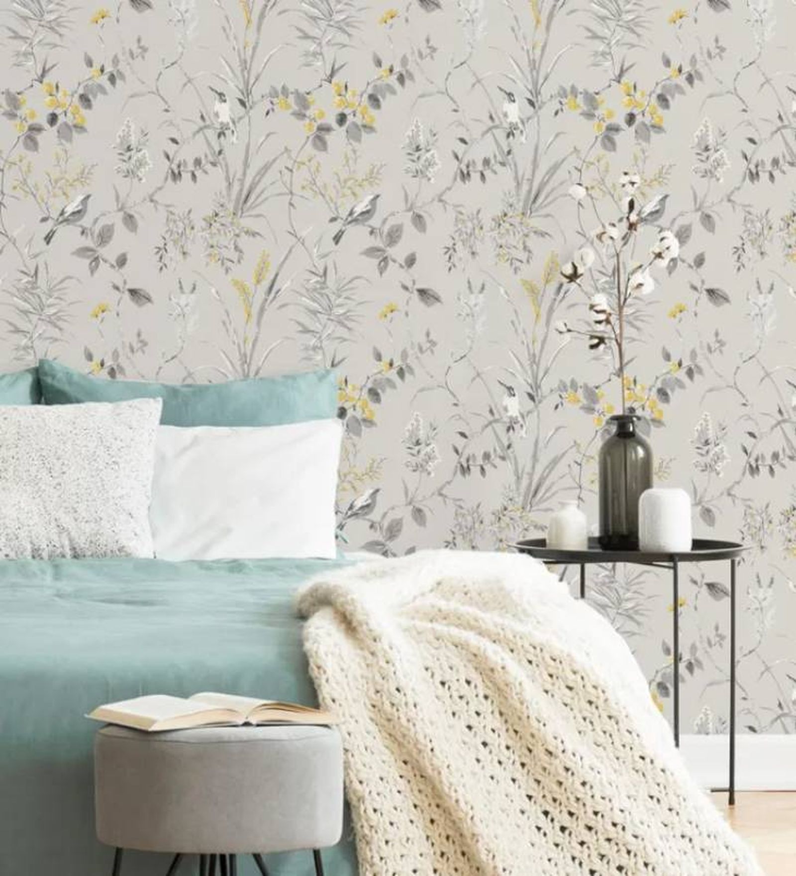 papel pintado flores animales GAULAN leroy merlin papel pintado flores animales GAULAN leroy merlin