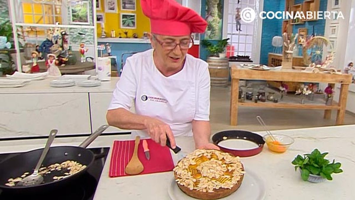 receta tarta de peras con franchipan postre eva arguinano paso6 karl67320321