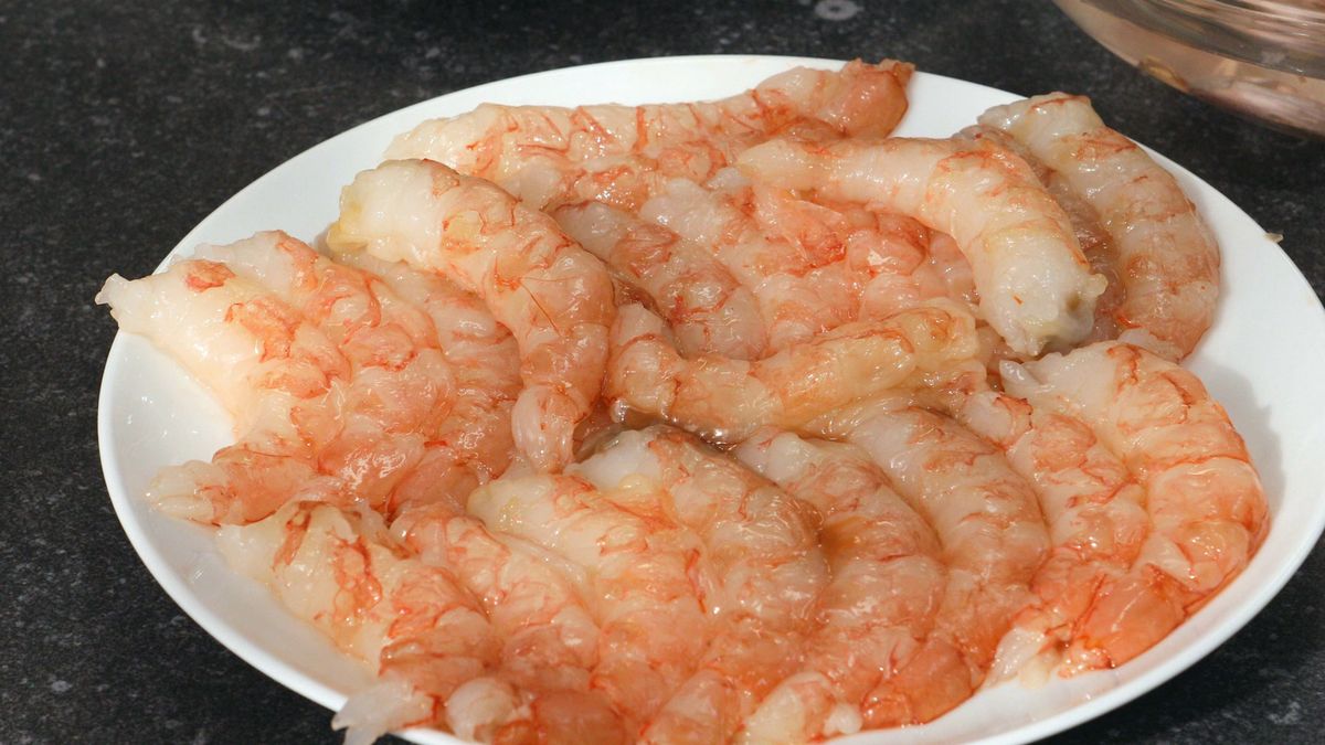 Gambas al ajillo   paso 1