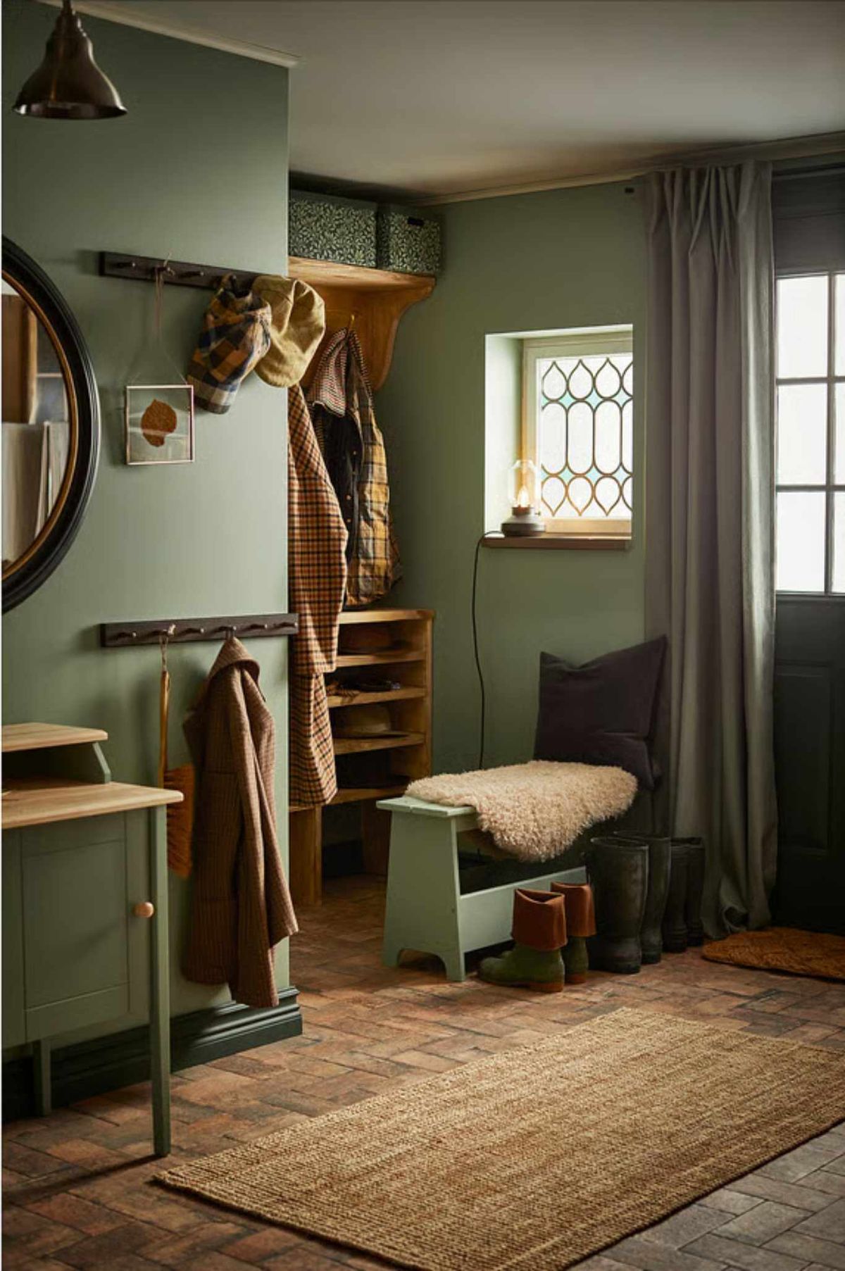 Alfombra de yute LOHALS de IKEA.