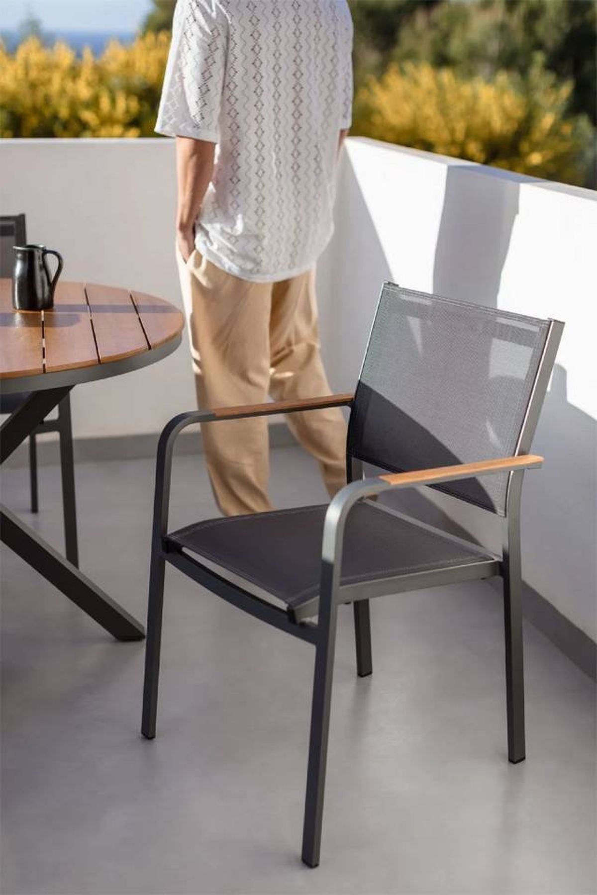 silla coleccion archer gris antracita sklum