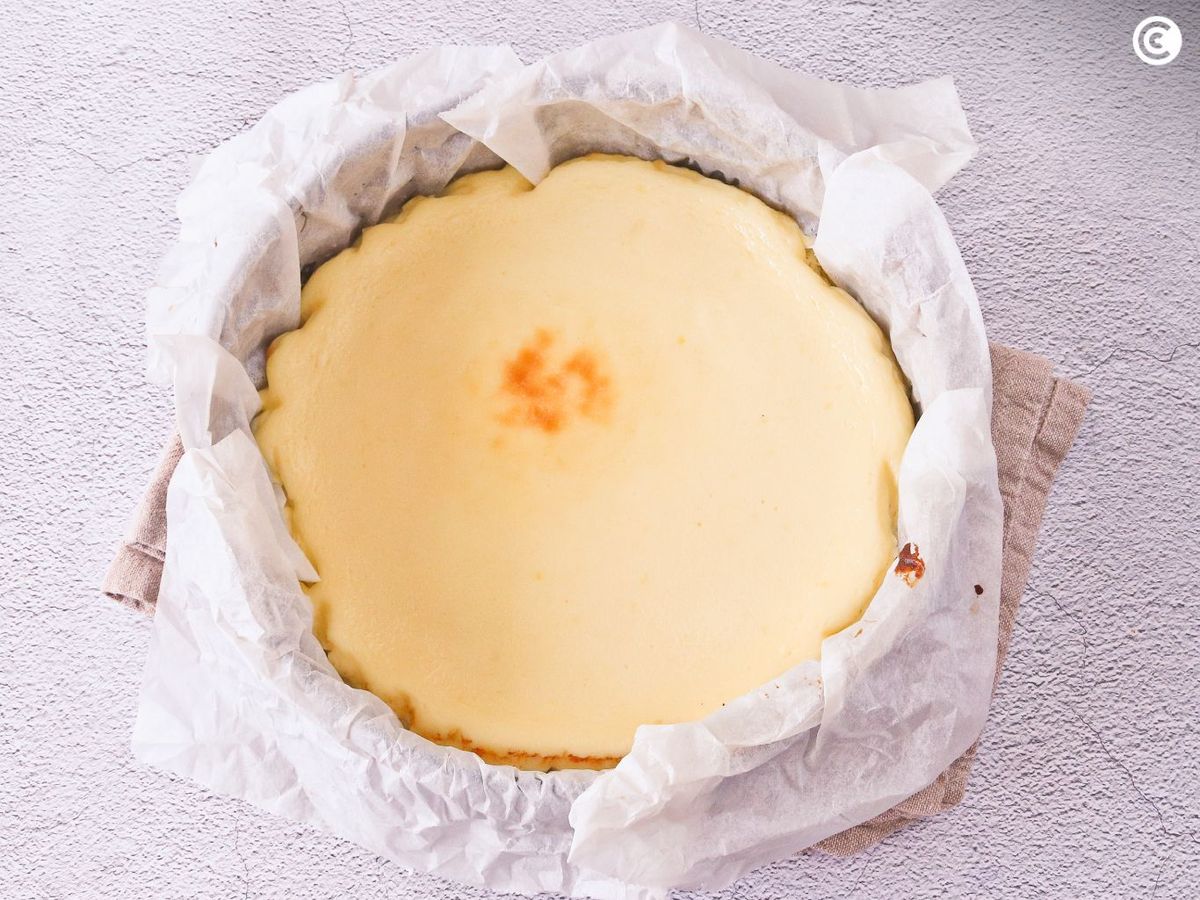 Tarta de requesón al horno