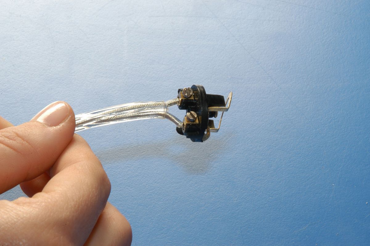 Lámpara de plástico paso 3