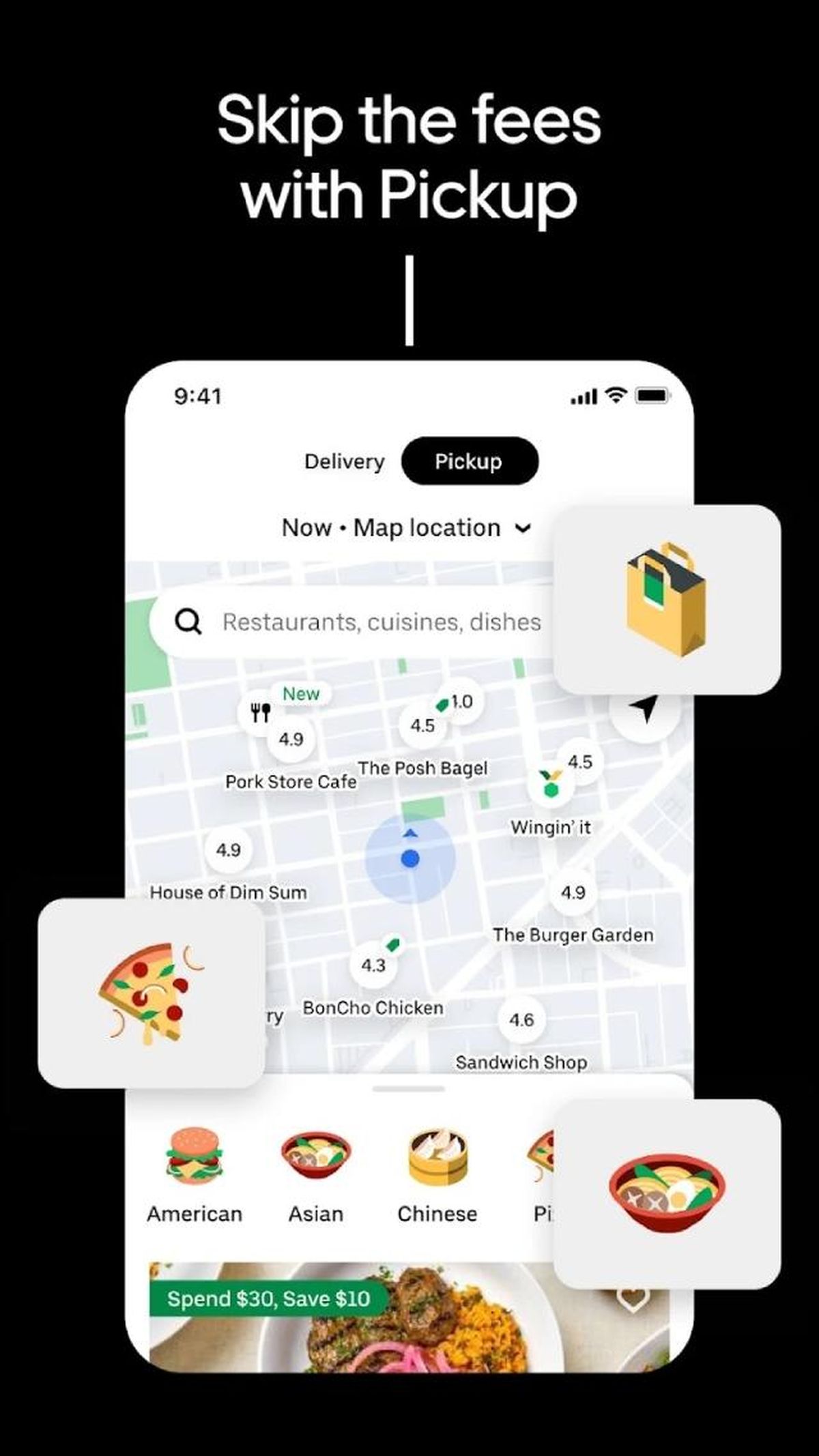 app comida domicilio uber
