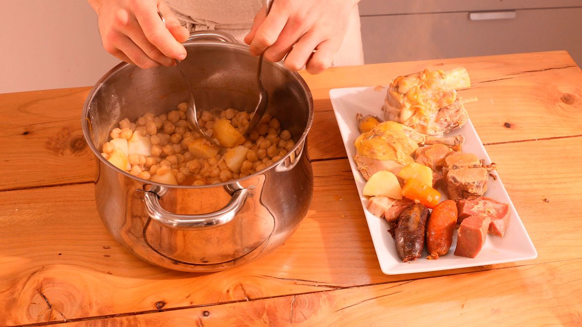 Cocido madrileño   Paso 5