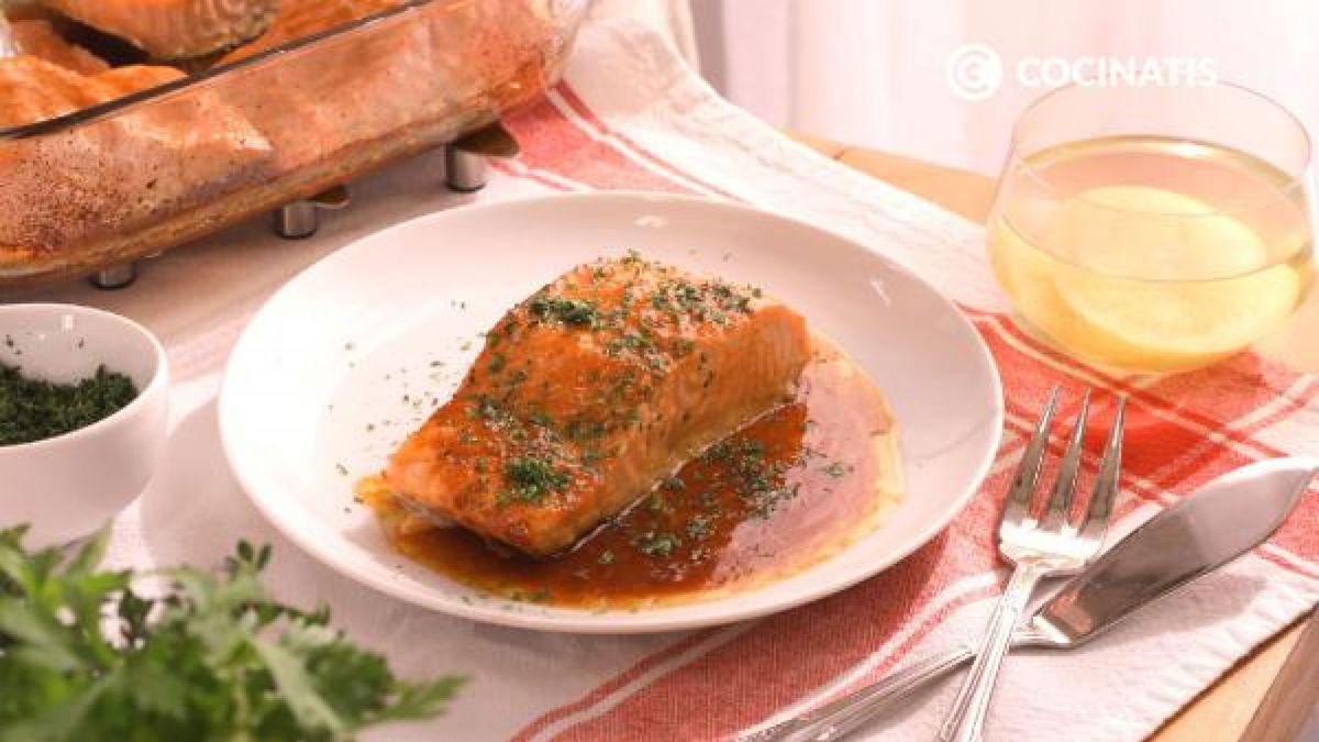 Salmón teriyaki paso 5