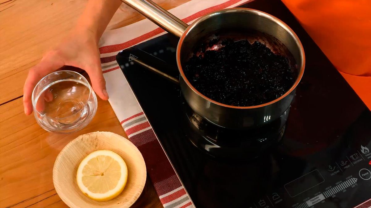 Mermelada de moras sin azúcar   paso 2