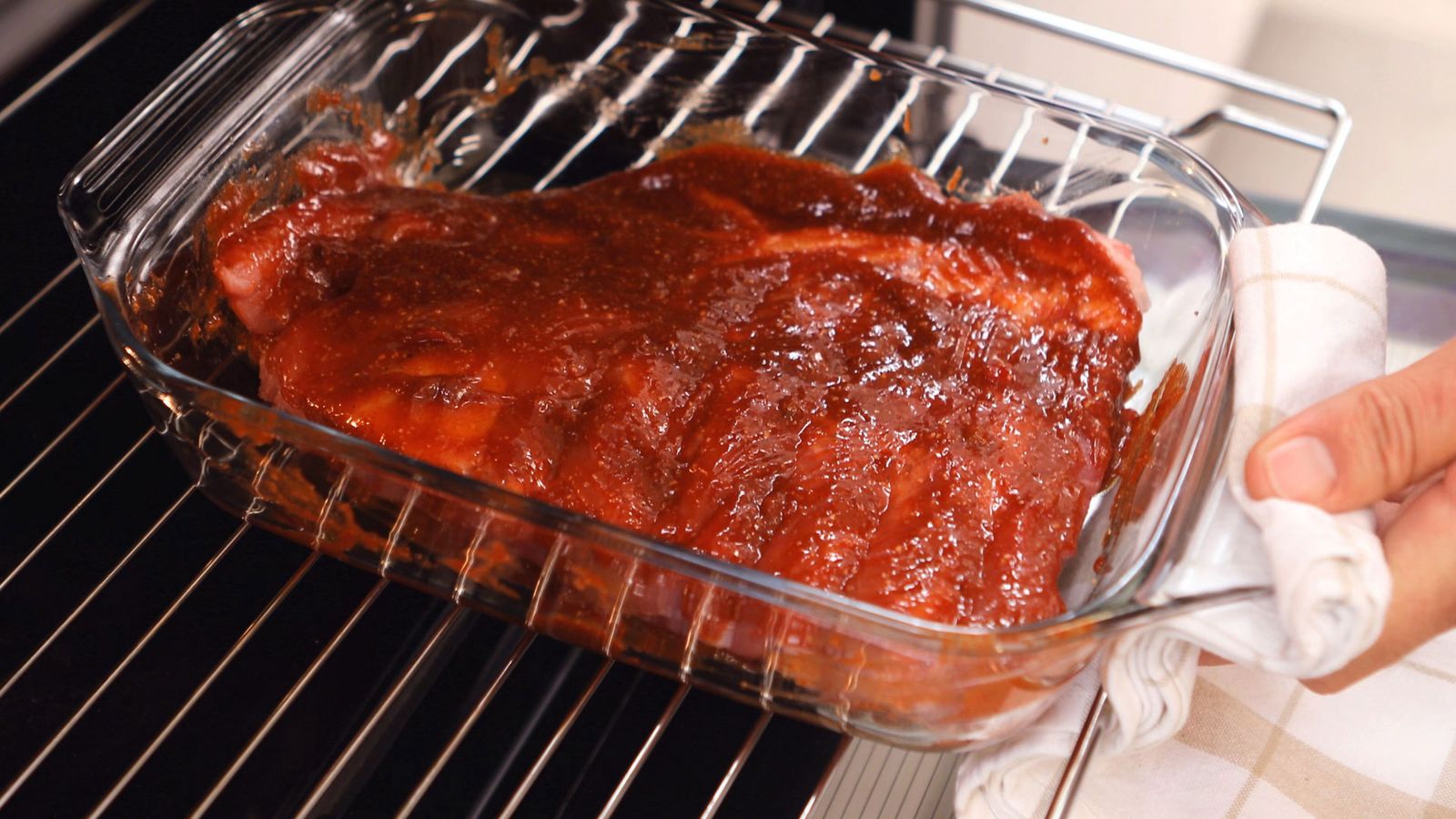Costillas barbacoa al horno Paso 3 Costillas barbacoa al horno Paso 3