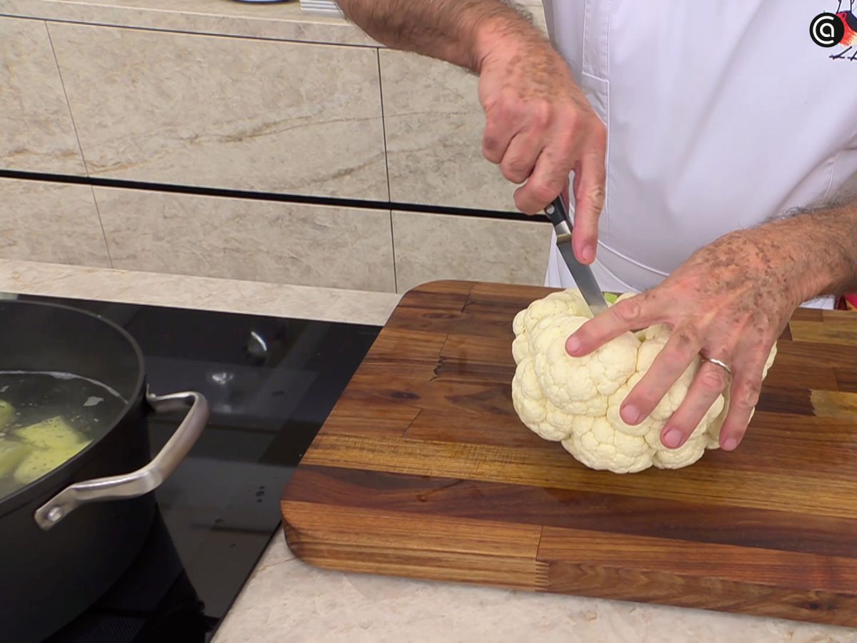 Corta la coliflor