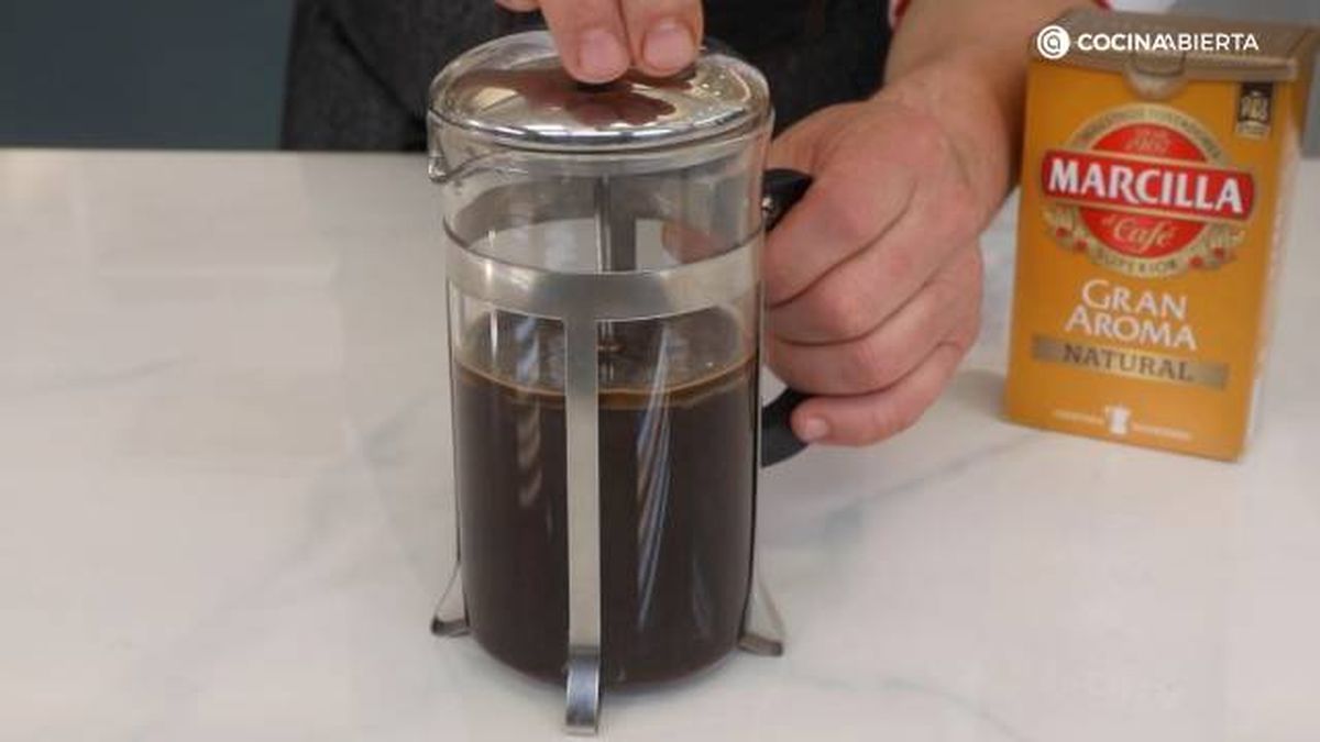 Marcilla cold brew paso 4