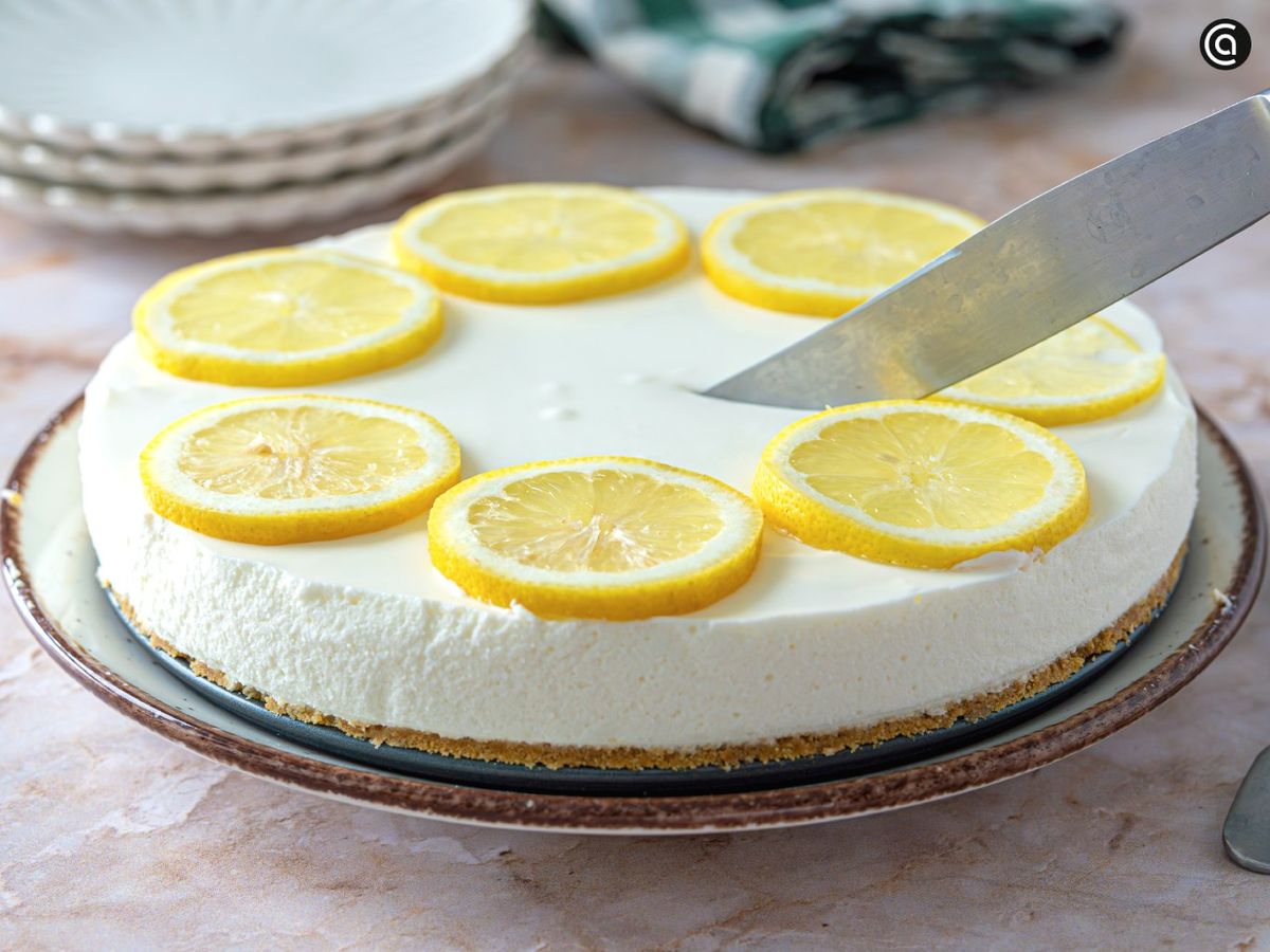 Tarta de limón sin horno