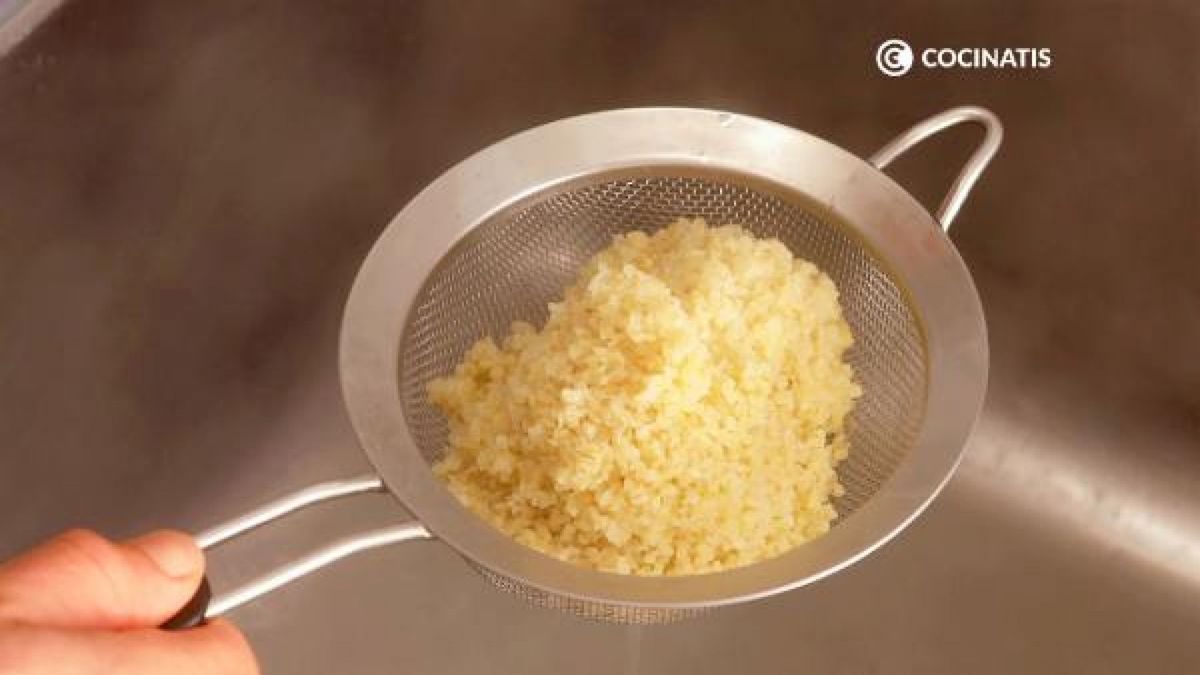 Receta tabulé  paso 3