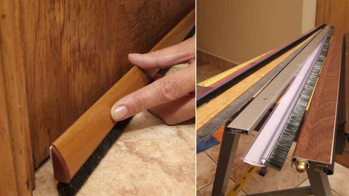 Burletes para la sellar las puertas.