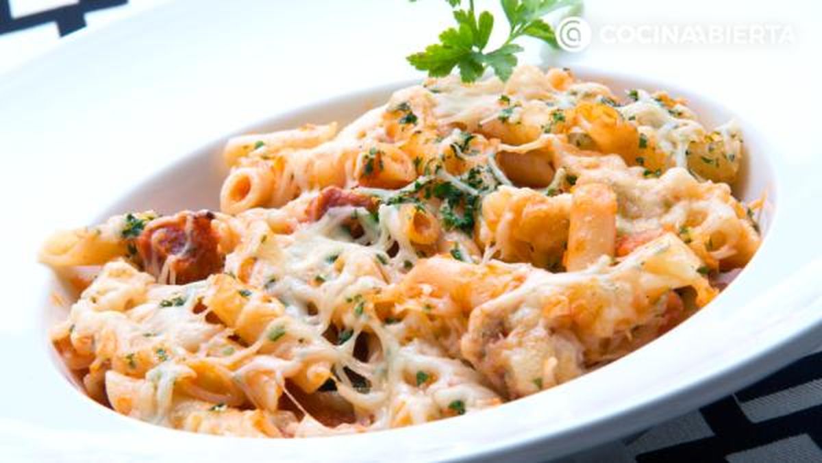 tipos de pasta italiana macarrones chorizo