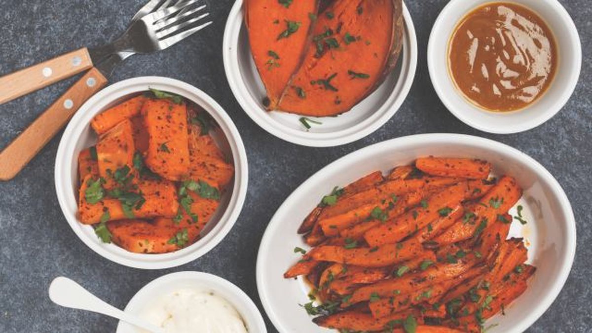 receta como asar boniato al microondas