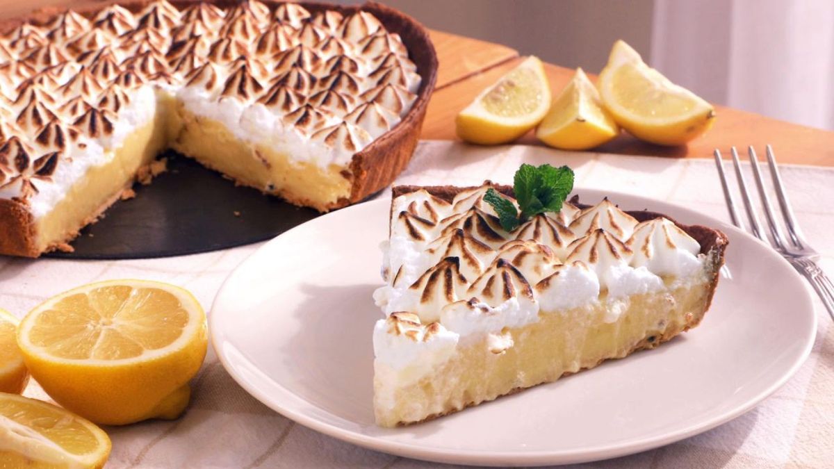 Técnica cómo usar manga pastelera  tarta de limón y merengue
