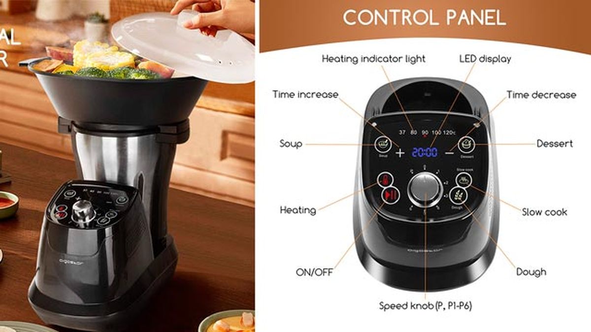los mejores robots de cocina para regalar en navidad aigostar power cook
