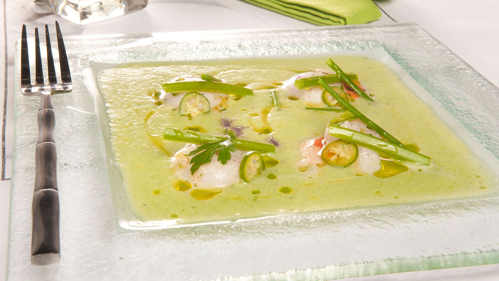 Sopa fría de melón Sopa fría de melón