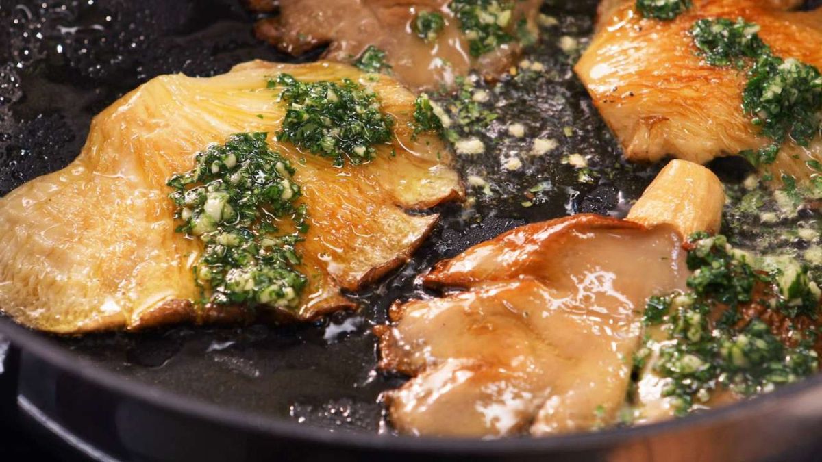 Setas a la plancha   Paso 3