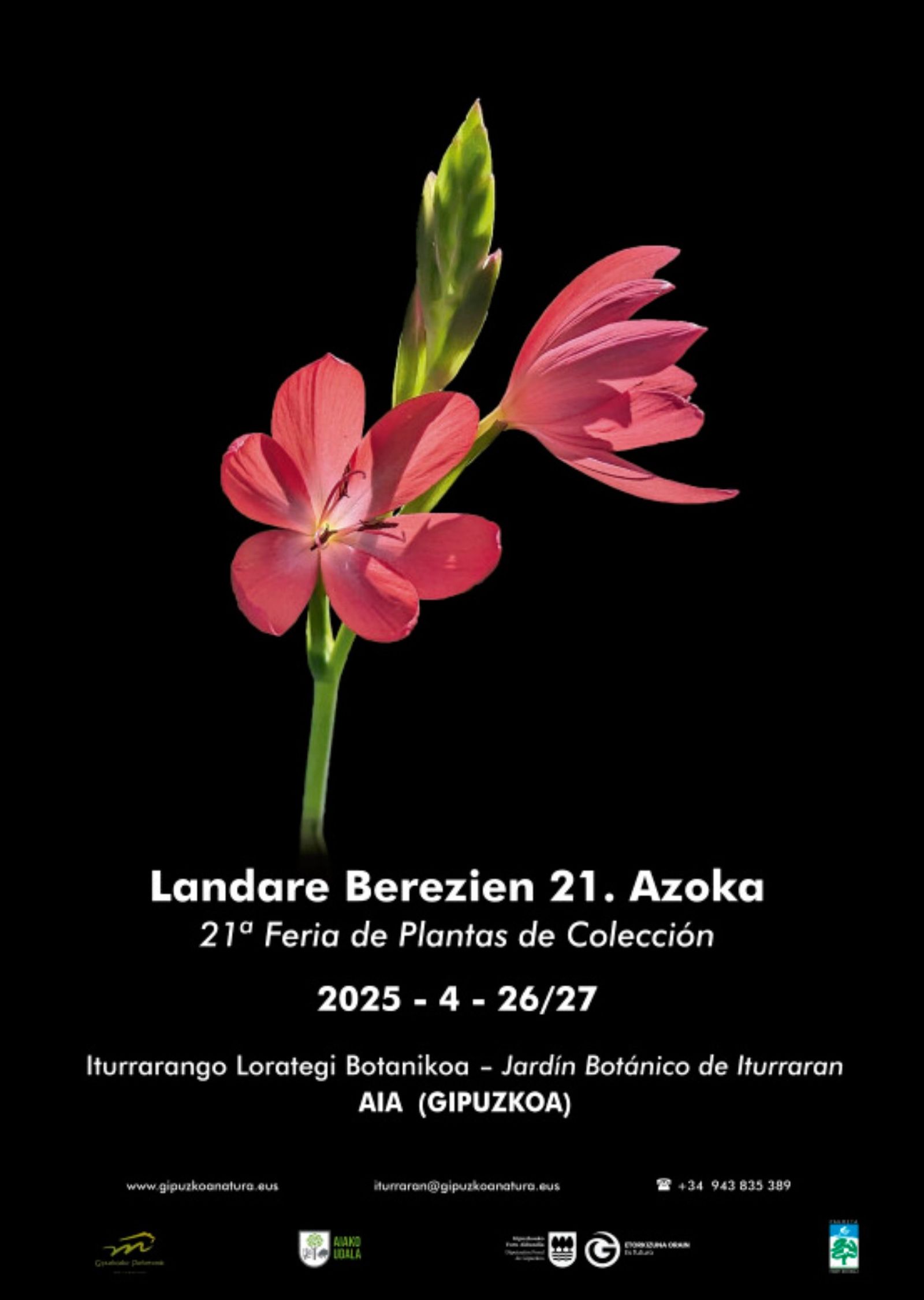 Cartel de la XXI Feria de Plantas de Colección.