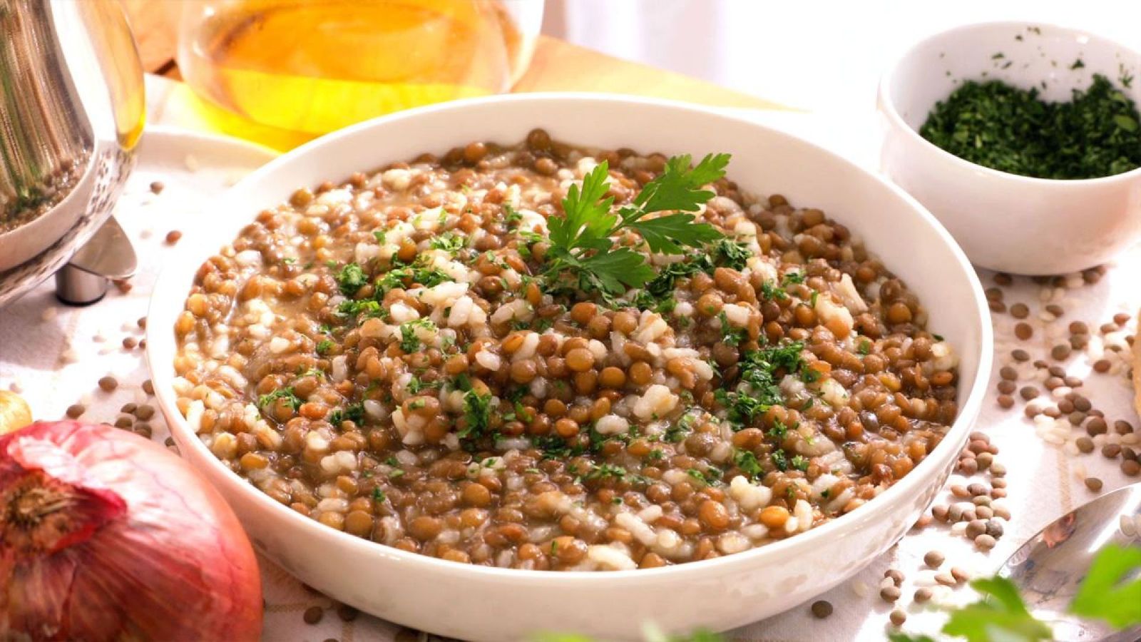 lentejas con arroz paso 5 lentejas con arroz paso 5