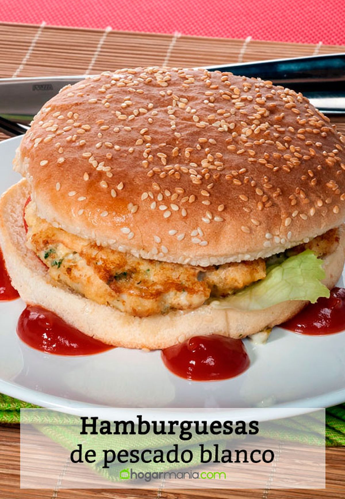 hamburguesas pescado blanco pin