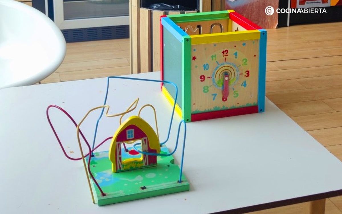 El área de Sobradiel ofrece juguetes para los niños