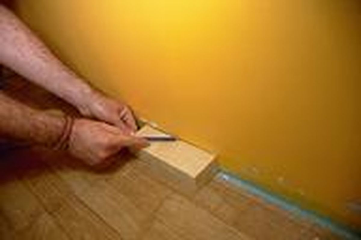 Hacer un friso de madera paso 2