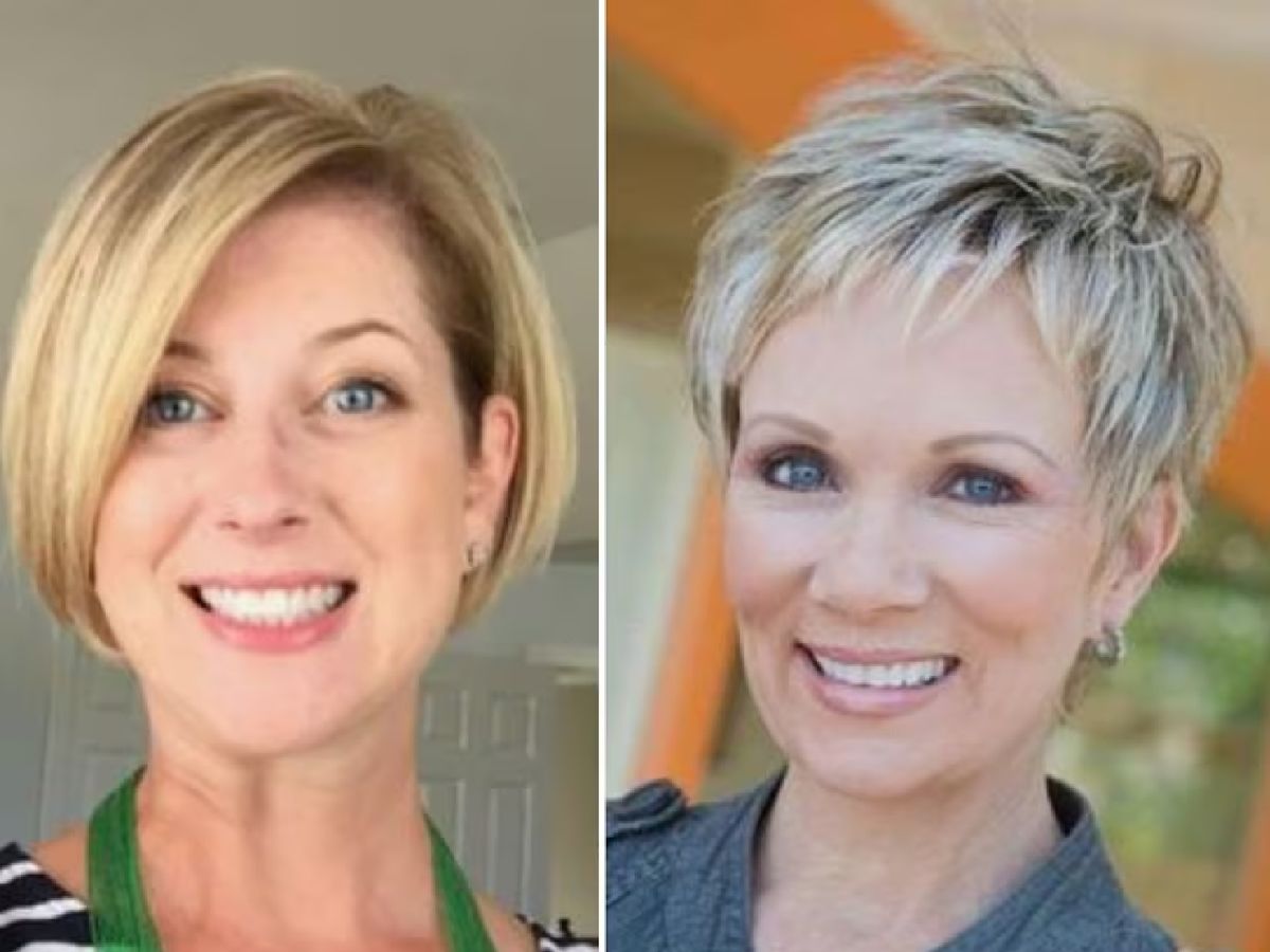 Cortes de pelo para mujeres de 50 en una capa y despuntadoi