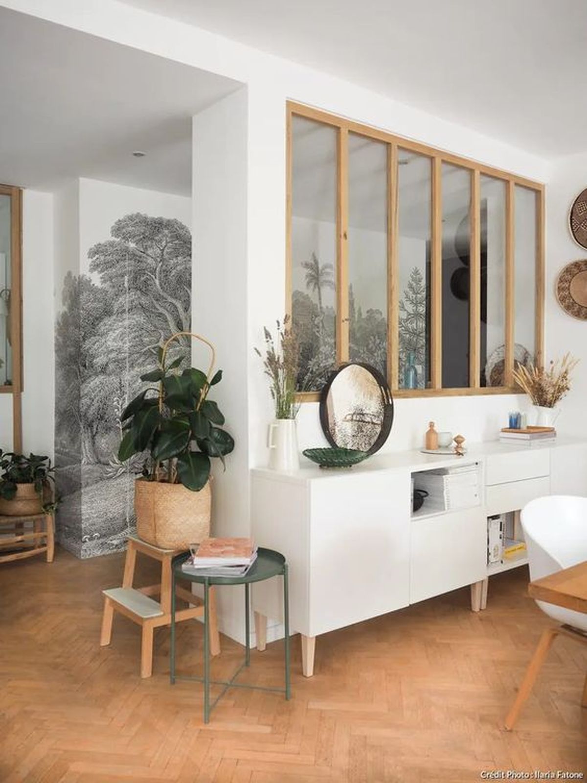 paredes de cristal salon recibidor