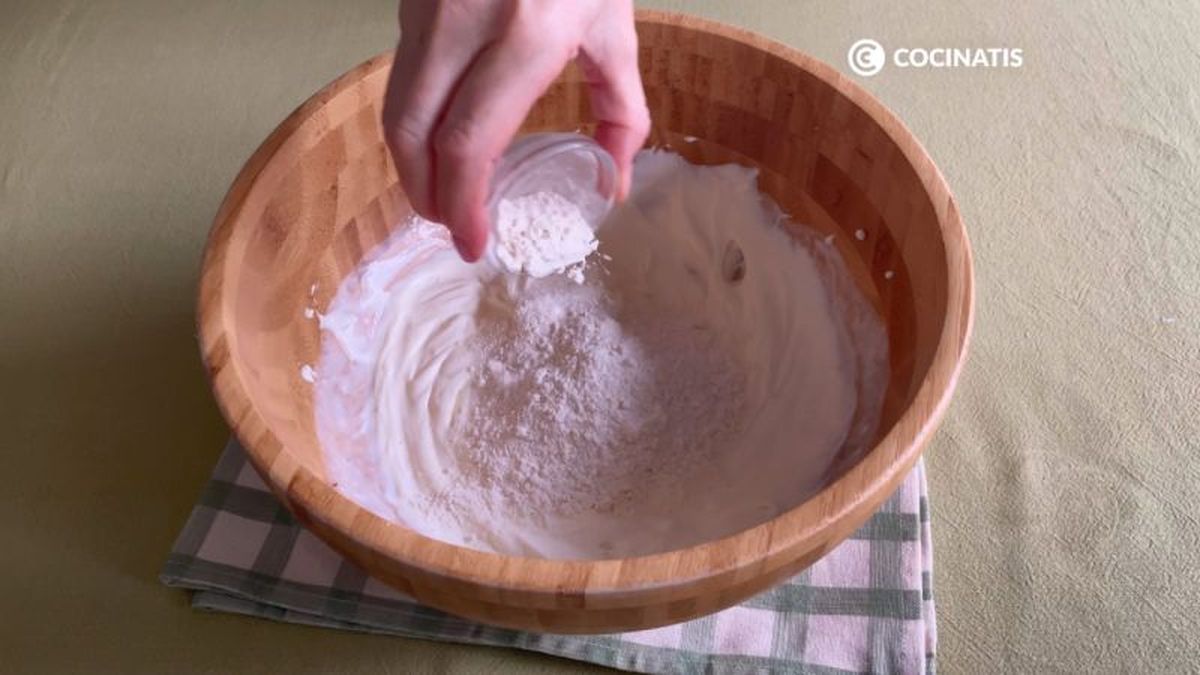 Mezcla para hacer la tarta de queso en freidora de aire