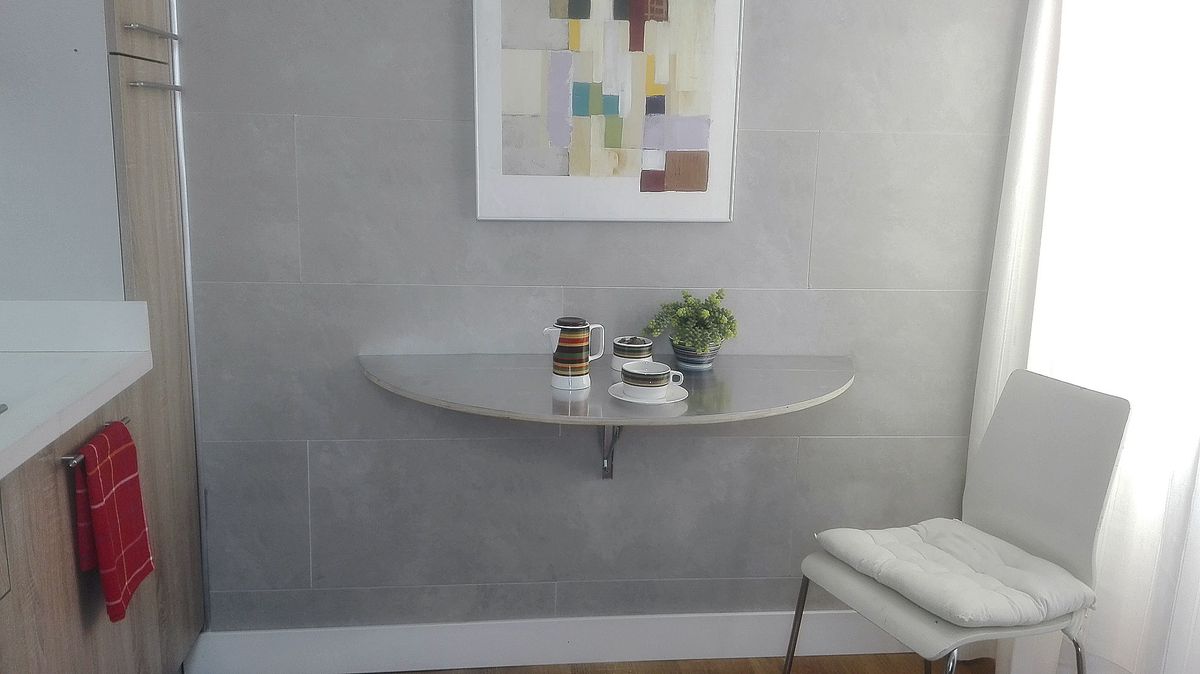 Cómo hacer una mesa redonda abatible