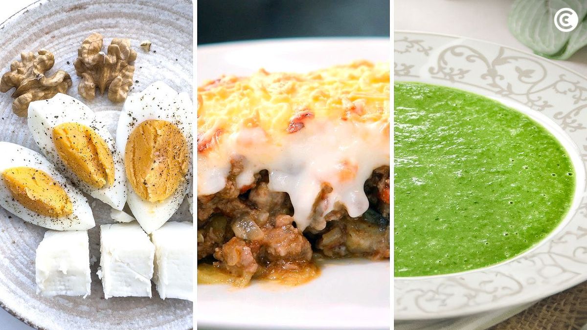 Día seis del menú de la dieta cetogénica