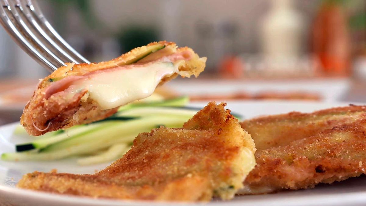 Receta de San Jacobos de calabacín   paso 6