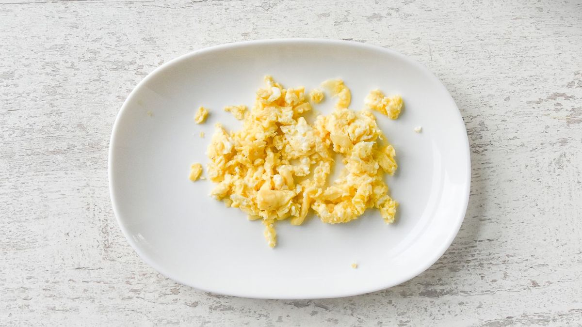 Tortilla de un huevo para pad thai