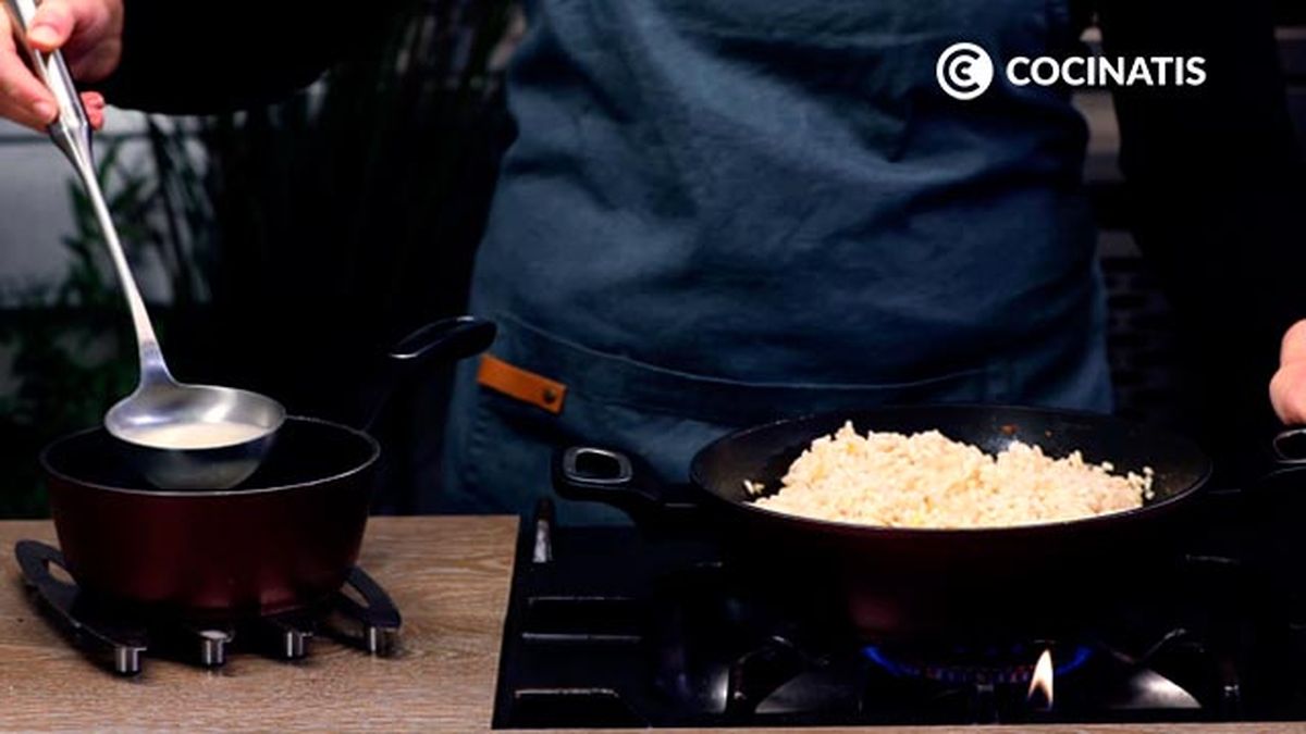 Receta de risotto rojo de remolacha  paso 4
