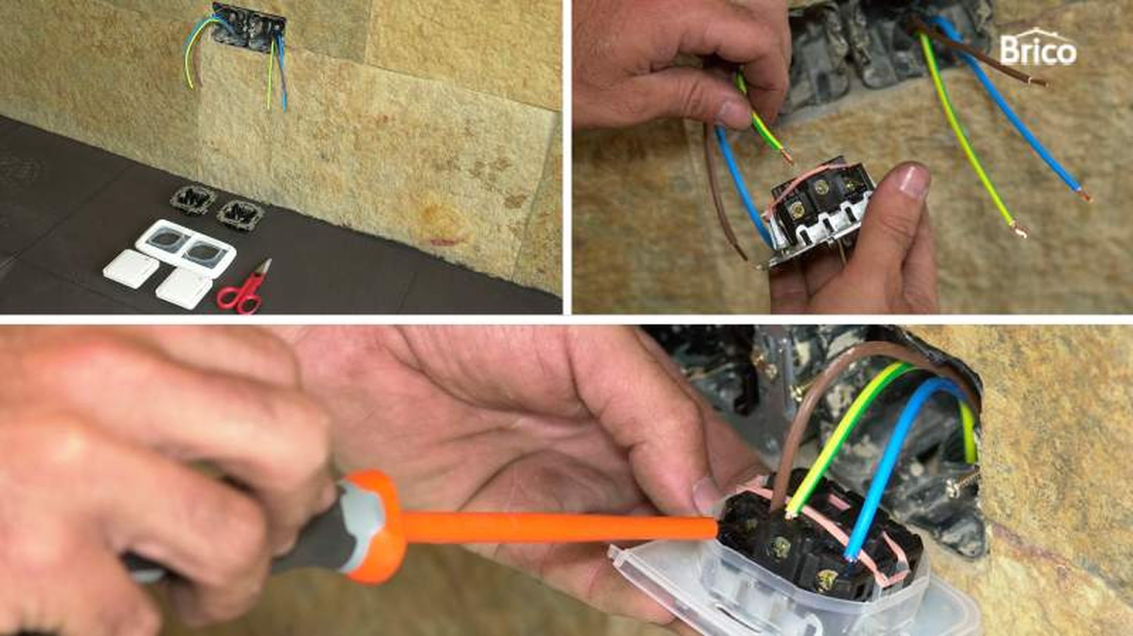 Pasos para instalar un enchufe estanco doble Pasos para instalar un enchufe estanco doble
