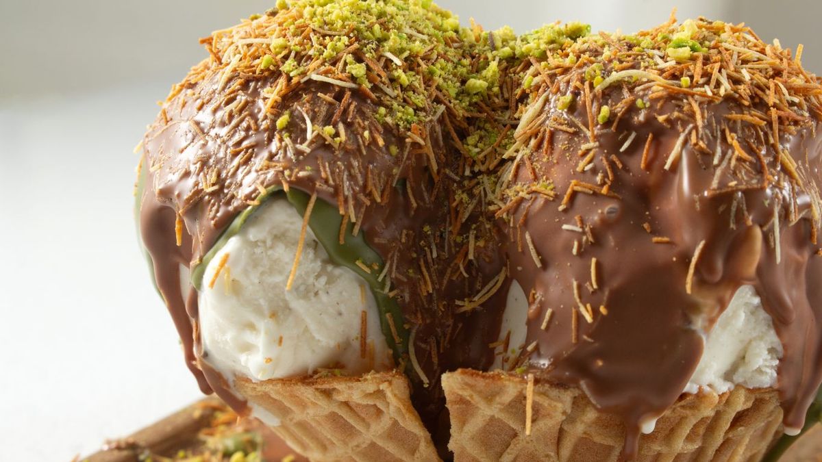 Helado de chocolate Dubái