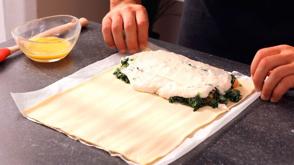 Salmón en hojaldre   Paso 2