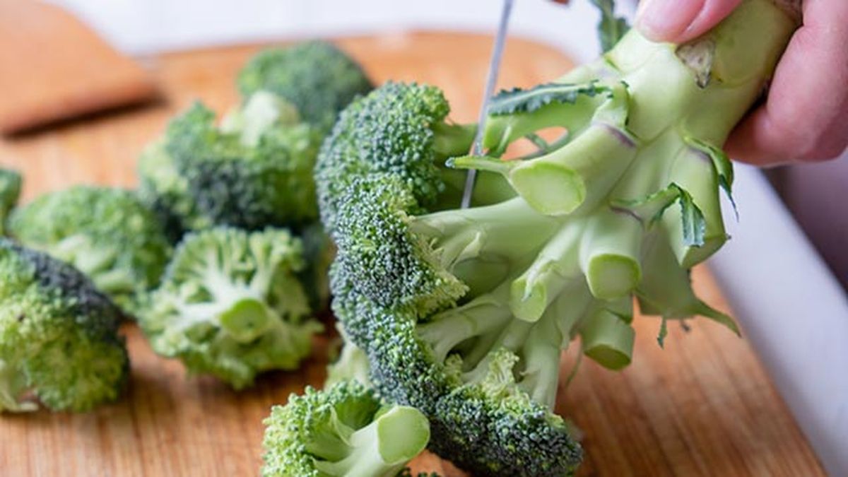 brocoli microondas corte