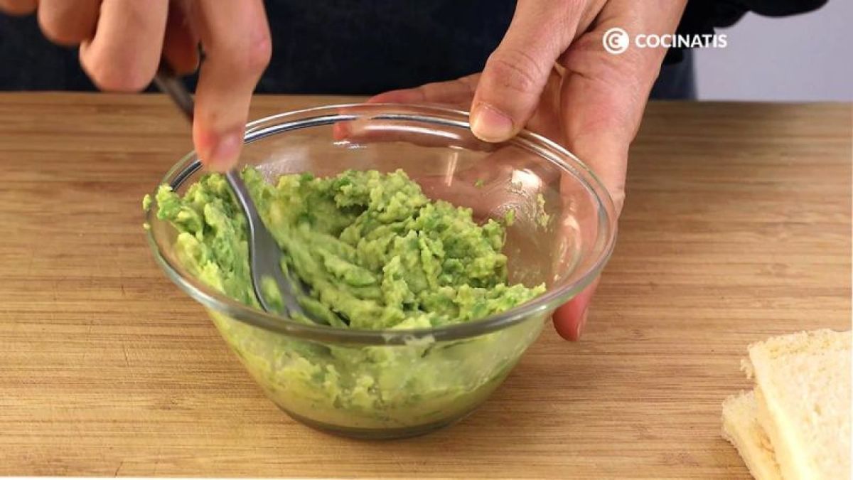 Machacamos el aguacate