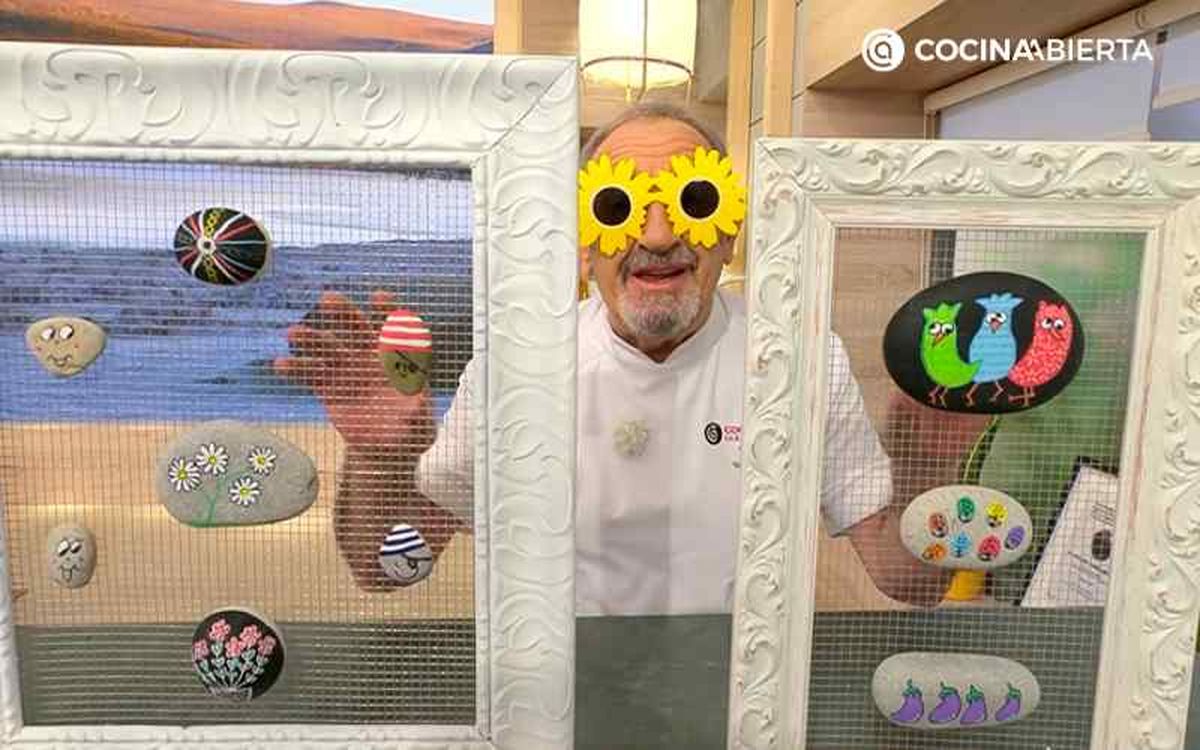 Karlos Arguiñano en el plató de televisión