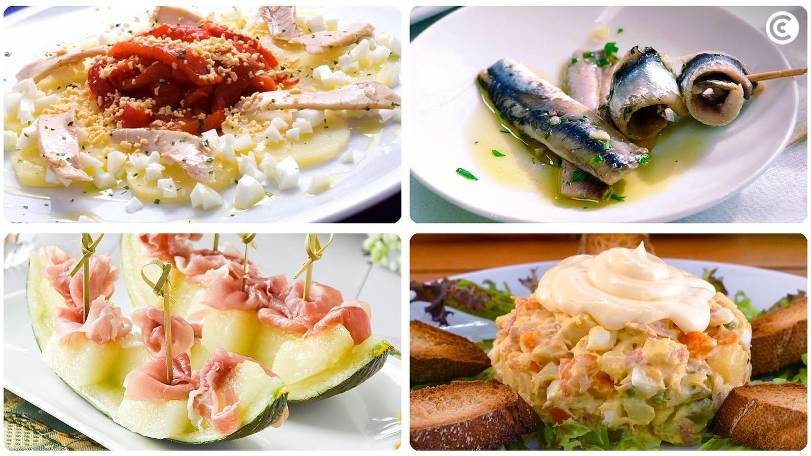 Tapas frías españolas