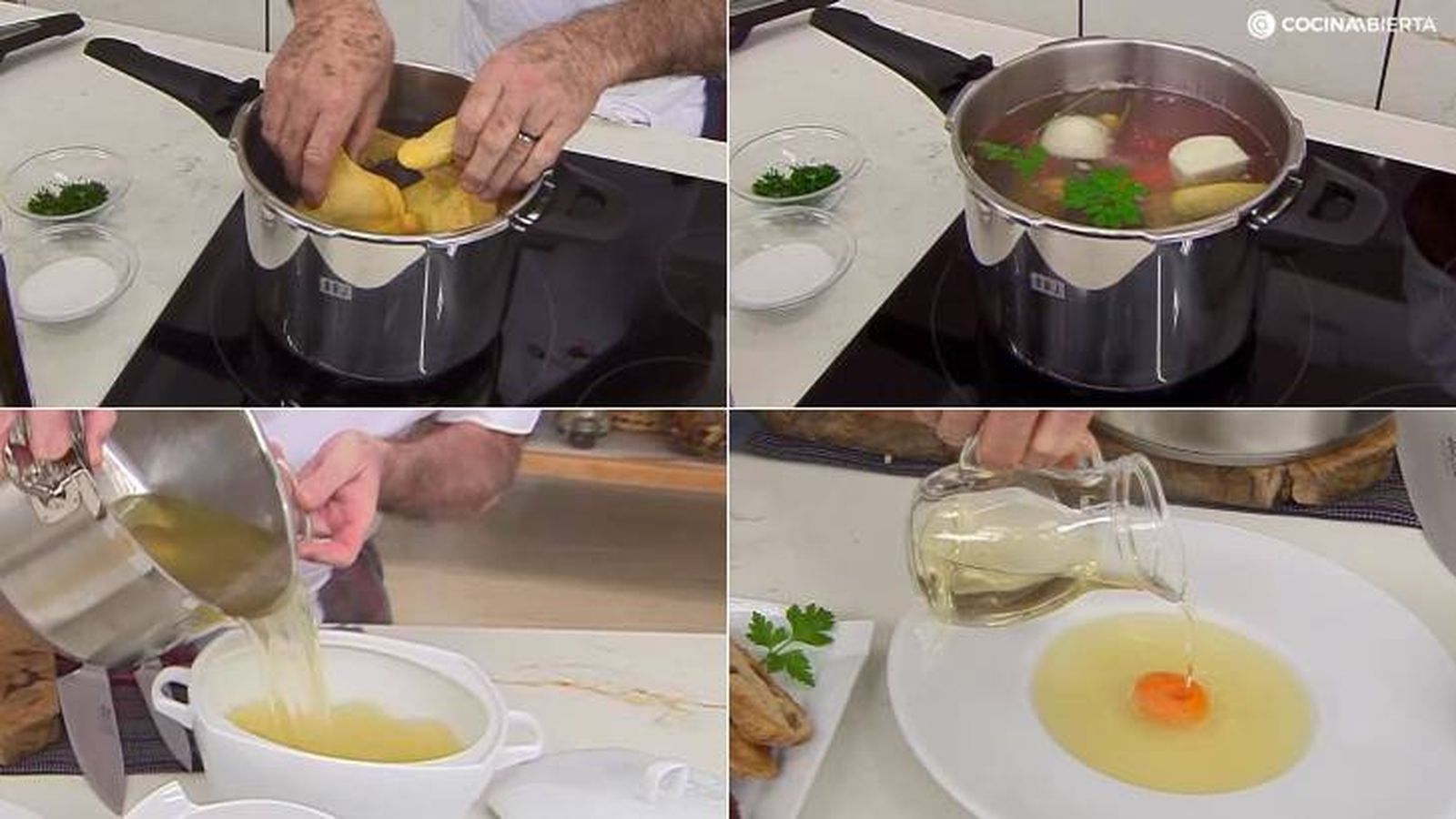 caldo navidad pasos