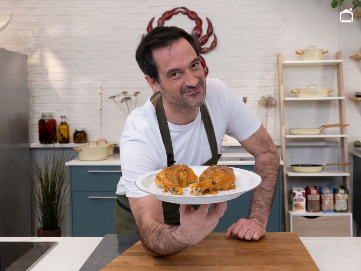 Pollo con mostaza y miel de Joseba Arguiñano